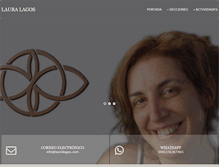 Tablet Screenshot of lauralagos.com